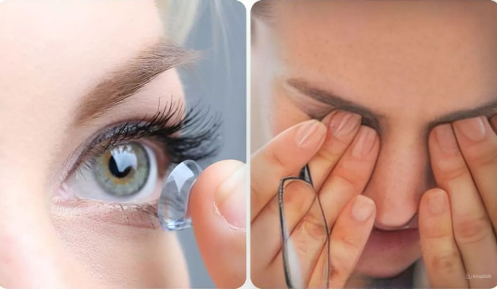 Kính Ortho K bị mờ có thể do đeo sai vị trí hoặc bị vấn đề về mắt