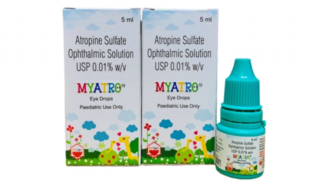 Thuốc atropin là 1 dạng thuốc nhỏ mắt ở nồng độ cao và nồng độ thấp