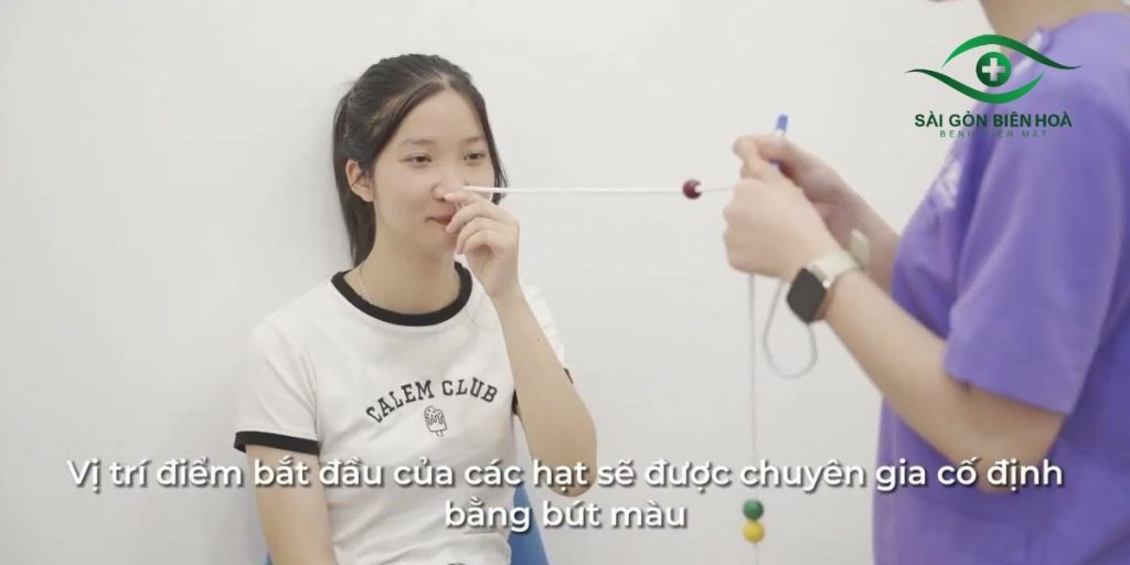Tập chuỗi Brock giúp cải thiện khả năng phối hợp giữa hai mắt