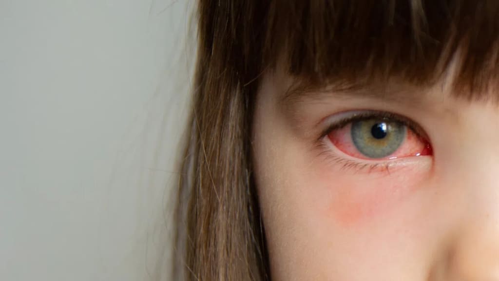 Đeo kính áp tròng hết hạn có thể gây kích ứng, đỏ mắt