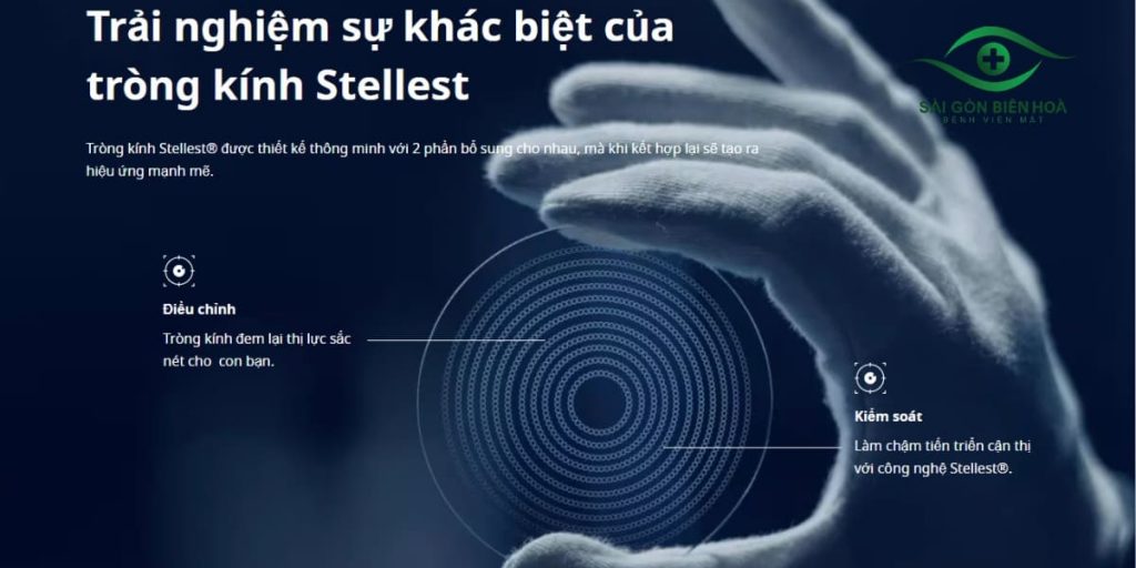 Tròng kính Essilor Stellest giúp ngăn cận thị tiến triển