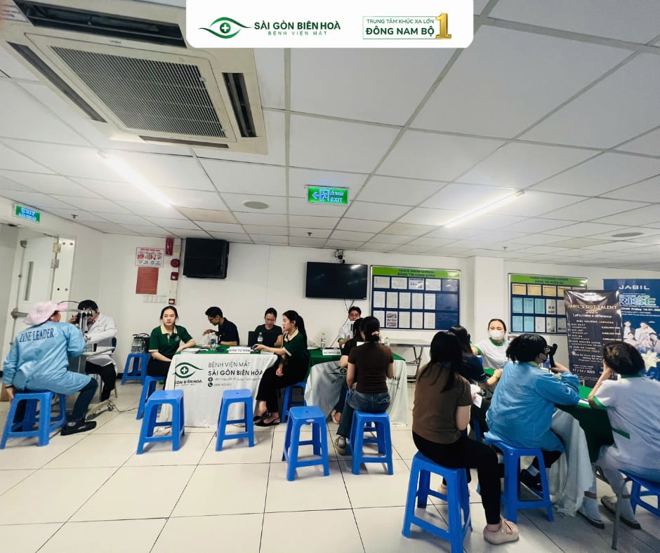 Bệnh viện Mắt Sài Gòn Biên Hòa chung tay bảo vệ và chăm sóc thị lực cho người lao động Jabil