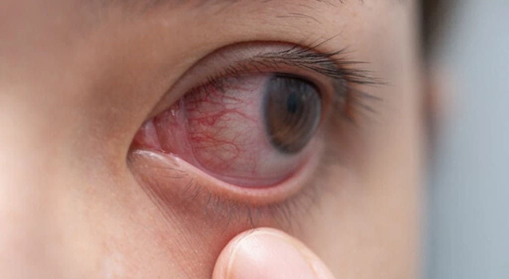 Hiện tượng mắt chảy máu do tiếp xúc nhiều với ánh sáng xanh