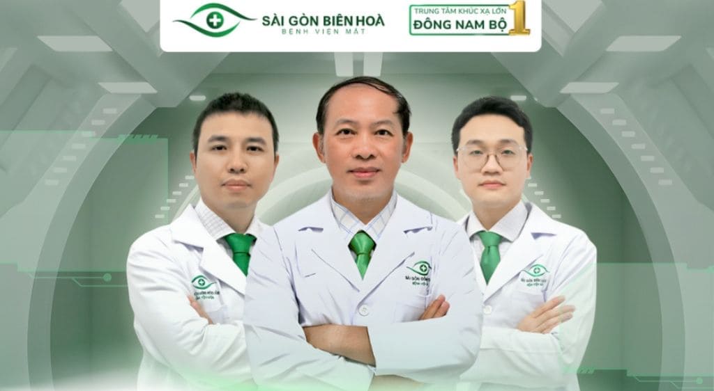 Bệnh viện Mắt Sài Gòn Biên Hòa có đội ngũ bác sĩ đầu ngành cùng quy trình khám bệnh bài bản