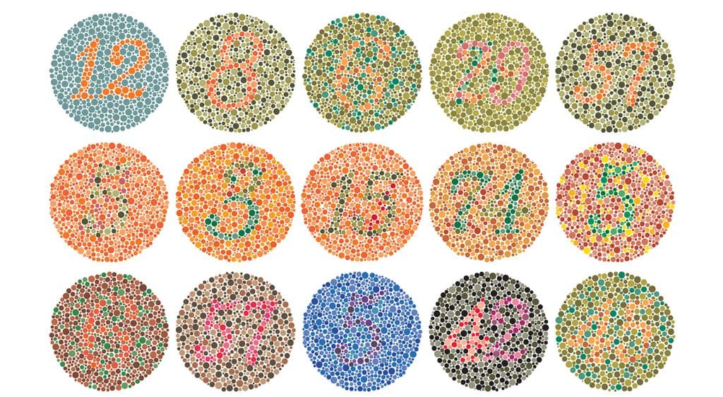 Phương pháp test rối loạn sắc giác bằng bảng Ishihara