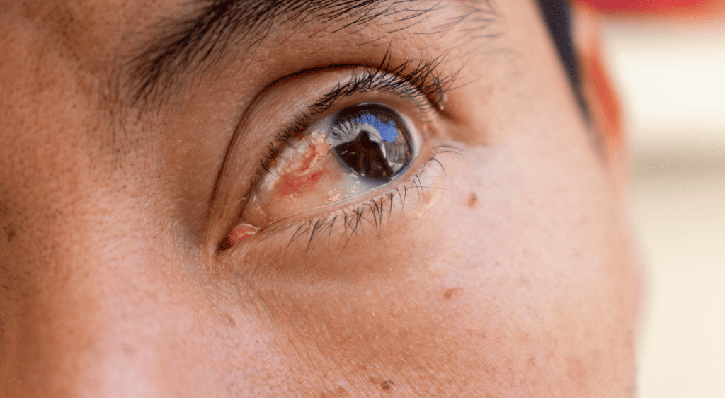 Sốt xuất huyết mắt đỏ có thể xảy ra ở giai đoạn từ ngày thứ 3 đến ngày thứ 7 trở đi của bệnh