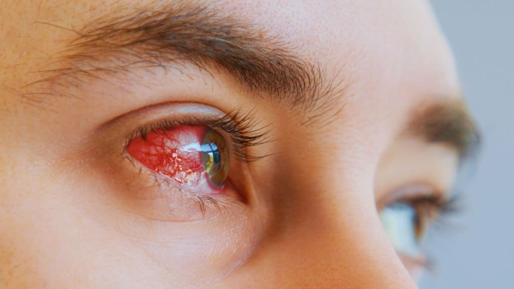 Tổn thương giác mạc có thể dẫn đến suy giảm thị lực