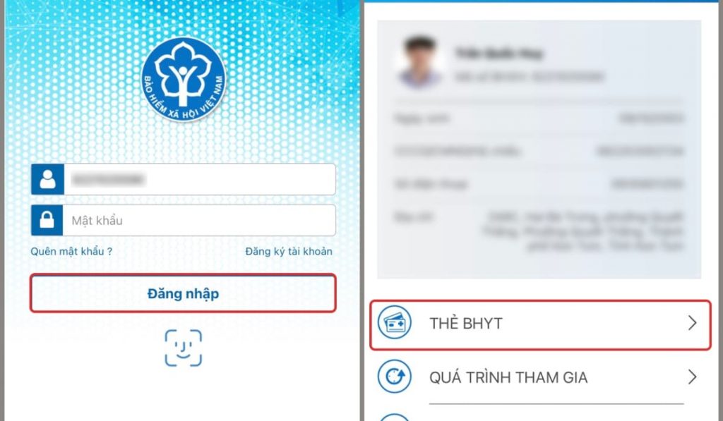 Xuất trình hình ảnh thẻ BHYT hoặc mã QR trên ứng dụng VssID cho nhân viên y tế