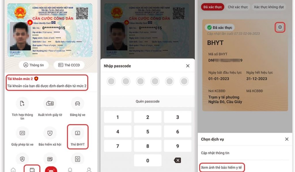 Xuất trình thẻ BHYT tích hợp trên VNeID khi đi khám chữa bệnh