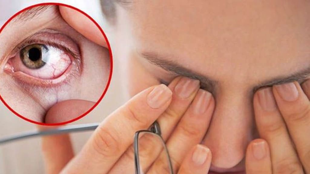 Thiếu Vitamin A khiến mắt mất dần độ ẩm cần thiết, dẫn đến khô mắt