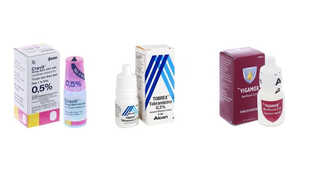 Một số thuốc kháng sinh nhỏ mắt giúp điều trị viêm tuyến lệ