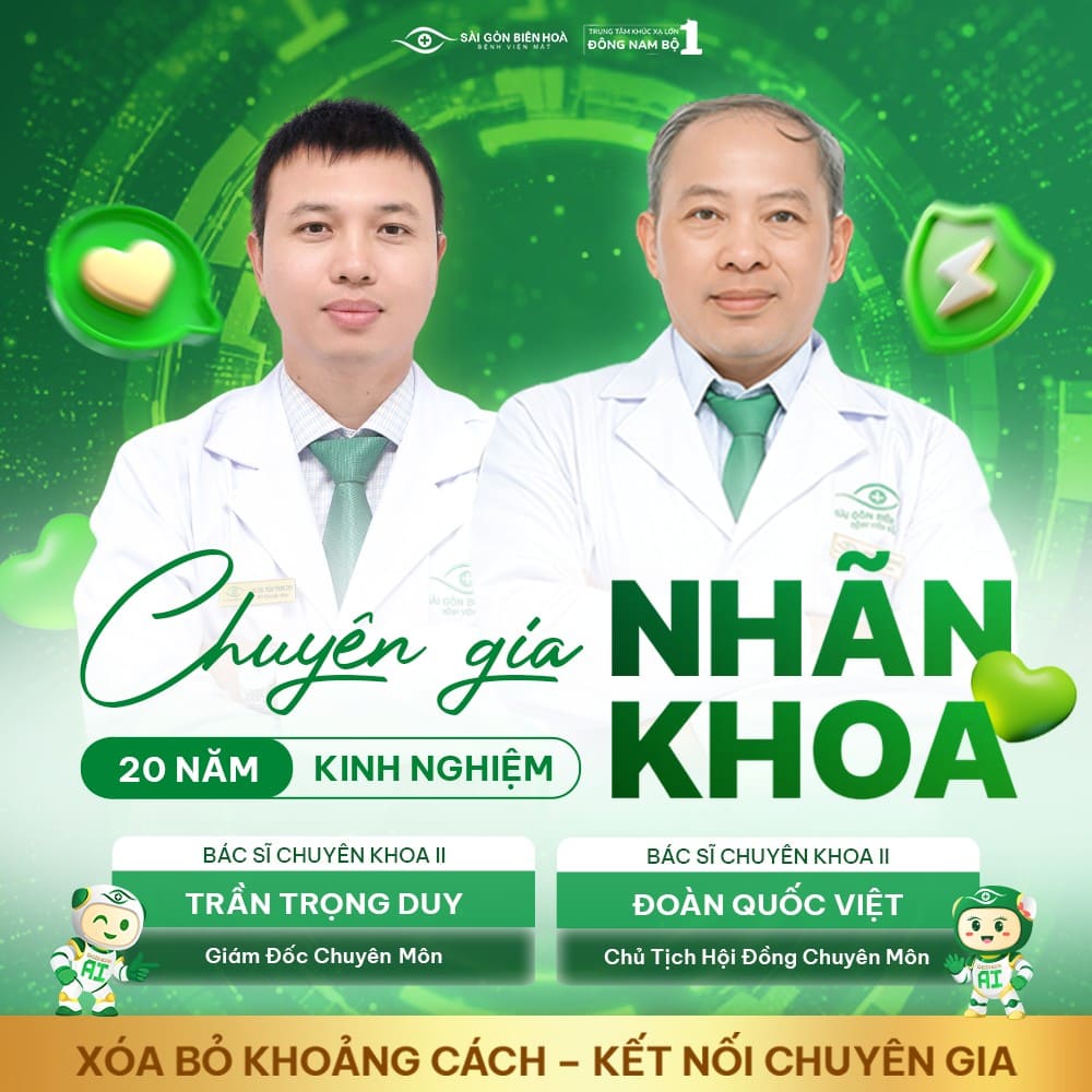 Đội ngũ bác sĩ CKII giàu kinh nghiệm và trang thiết bị nhãn khoa tiên tiến