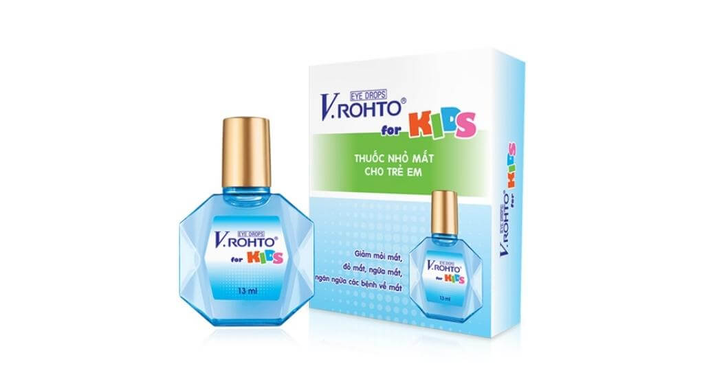 V.Rohto For Kids giúp mắt trẻ dễ chịu hơn sau những giờ học căng thẳng