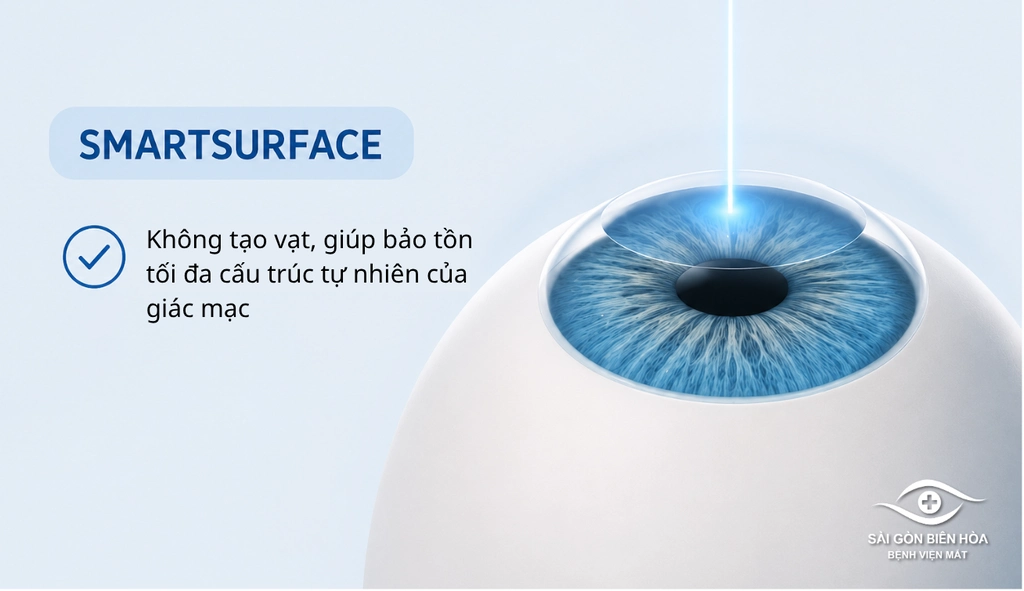 SmartSurfACE giúp bảo tồn cấu trúc giác mạc