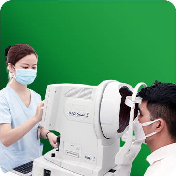 Laser điều trị tật khúc xạ