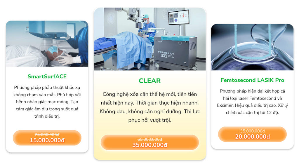 Ưu đãi khai trương dịch vụ xoá cận tại Mắt Sài Gòn Biên Hòa