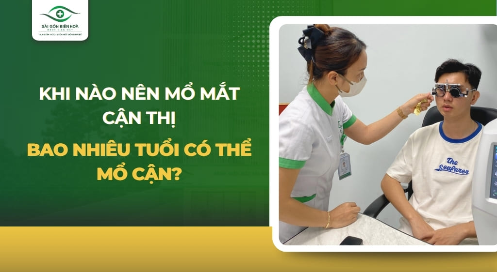 Khi nào nên mổ mắt cận thị