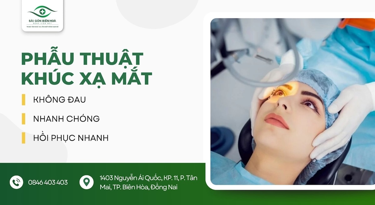Phẫu thuật khúc xạ mắt