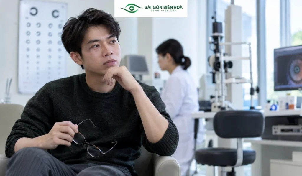 Thời điểm mổ cận phù hợp cần dựa trên độ ổn định của mắt và kết quả khám chuyên sâu.