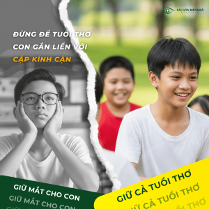 Khám mắt sớm cho trẻ để ngăn cận thị tiến triển nhanh