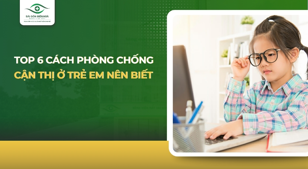 cách phòng chống cận thị ở trẻ em