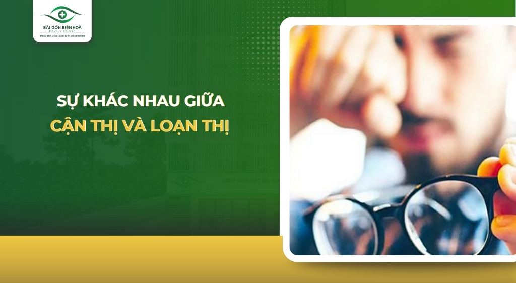 Sự khác nhau giữa cận thị và viễn thị