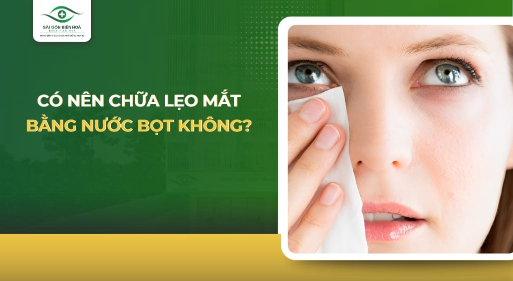 chữa lẹo mắt bằng nước bọt