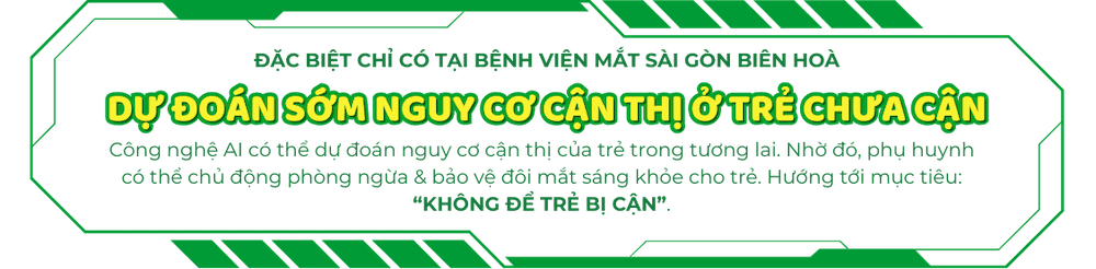 Công nghệ AI dự đoán nguy cơ cận thị