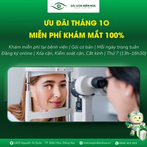 chương trình ưu đãi khám mắt
