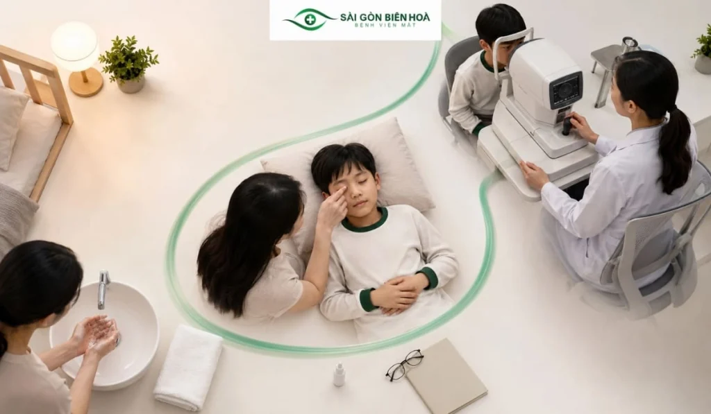 Hiệu quả kiểm soát cận thị phụ thuộc vào việc sử dụng thuốc đúng hướng dẫn và tái khám theo lịch của bác sĩ.