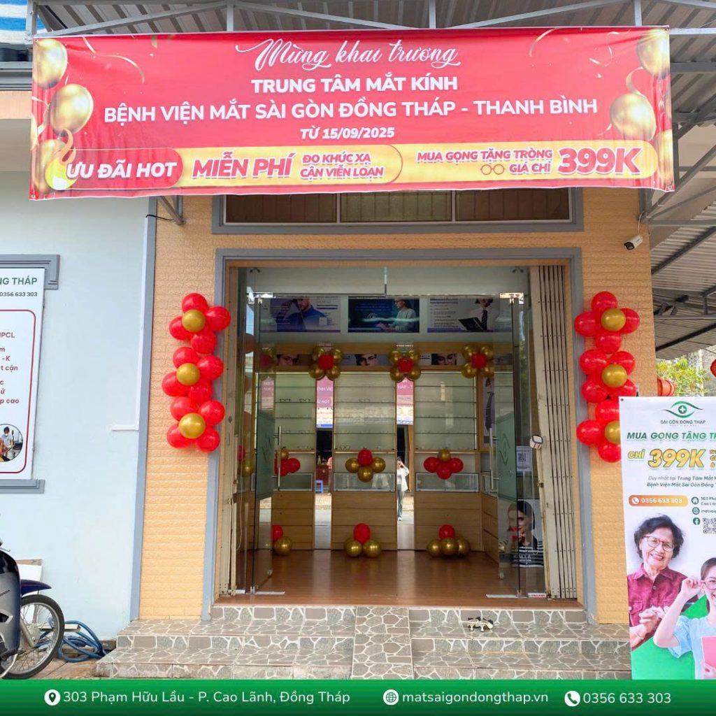 Trung tâm mắt kính Mắt Sài Gòn Đồng Tháp - Thanh Bình
