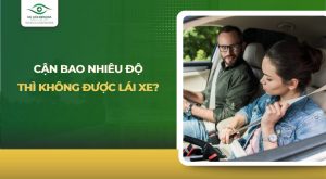 cận bao nhiêu độ thì không được lái xe