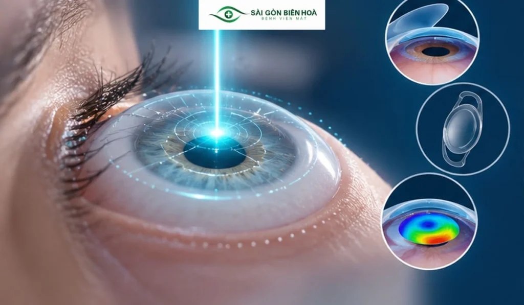 Một số biến chứng sau mổ cận có thể ảnh hưởng đến chất lượng thị lực và cần được kiểm tra sớm.