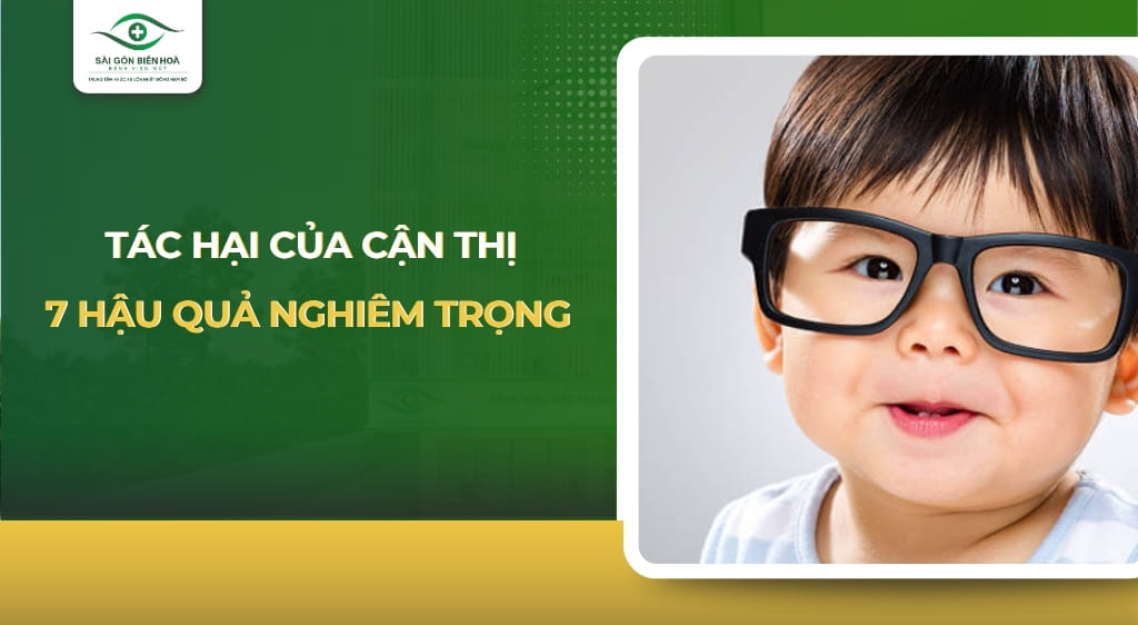 tác hại của cận thị