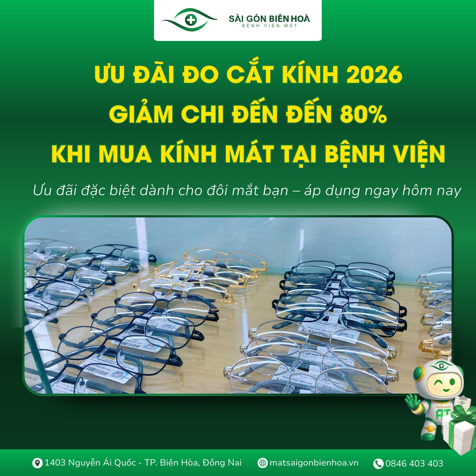 chương trình ưu đãi đo cắt kính