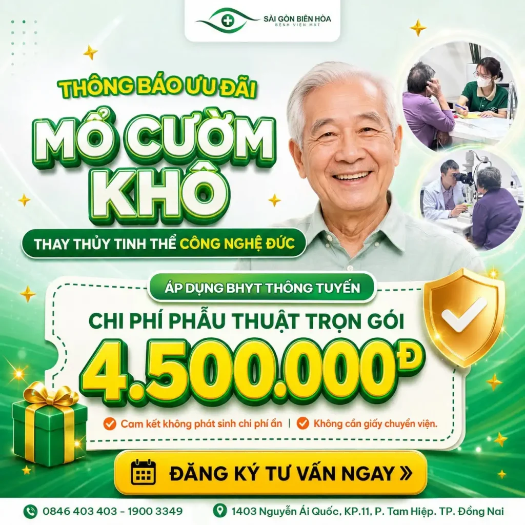 MỔ CƯỜM PHACO KHÔNG ĐAU
