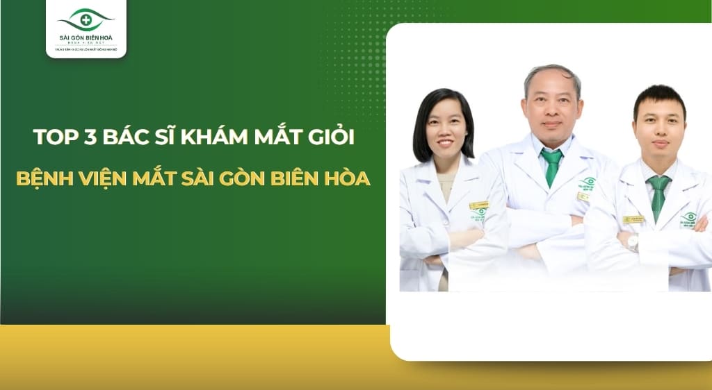 bác sĩ khám mắt