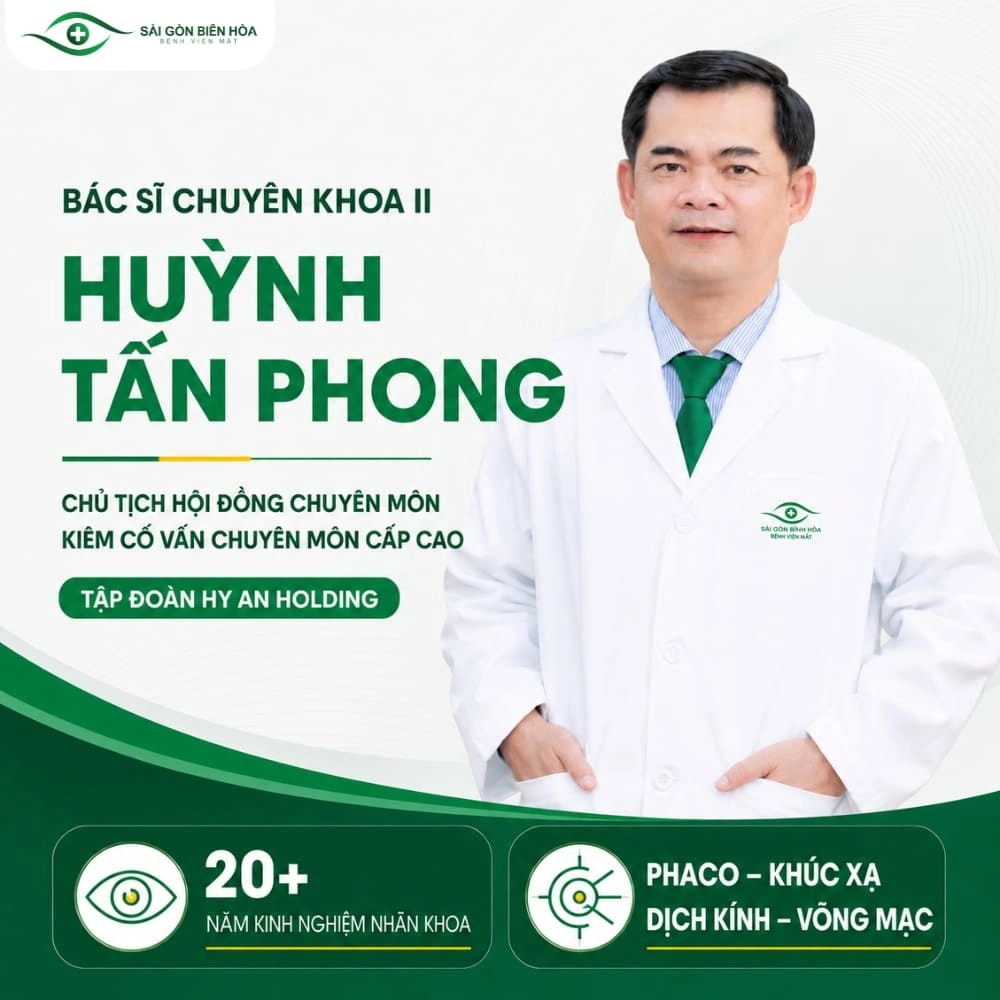 Bác sĩ khám mắt tại Mắt Sài Gòn Biên Hòa