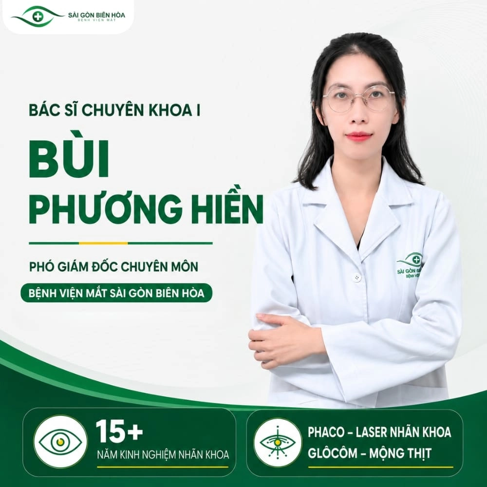 Bác sĩ khám mắt tại Mắt Sài Gòn Biên Hòa