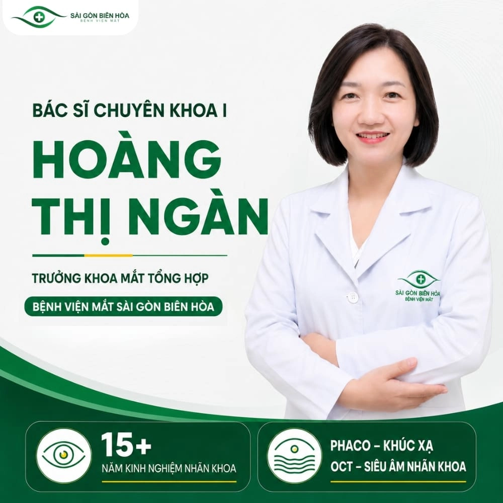 Bác sĩ khám mắt tại Mắt Sài Gòn Biên Hòa