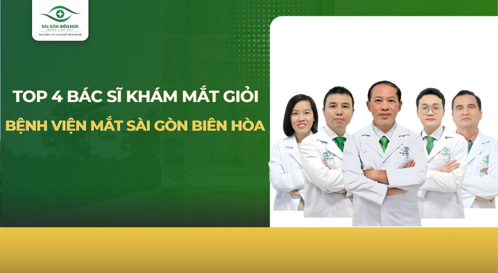 bác sĩ khám mắt