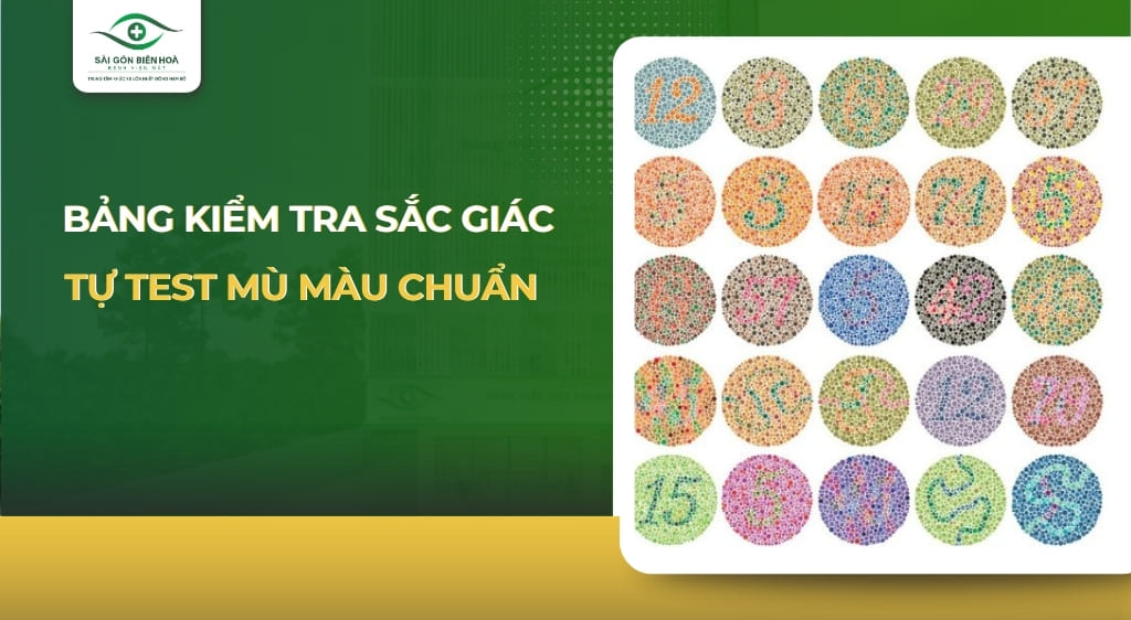 bảng kiểm tra sắc giác