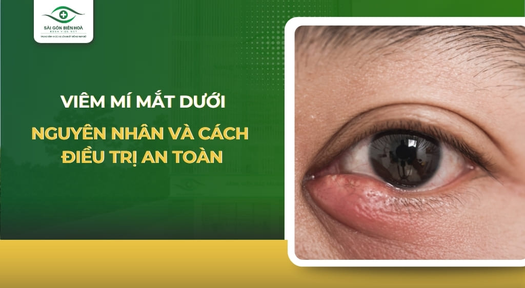 viêm mí mắt dưới
