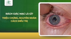 rách giác mạc