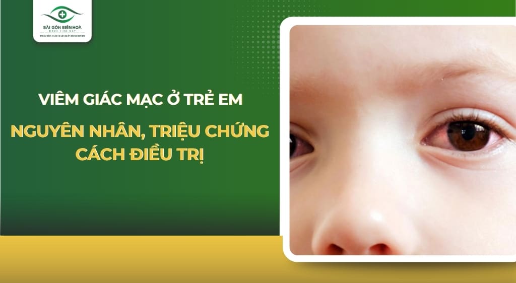 viêm giác mạc ở trẻ em