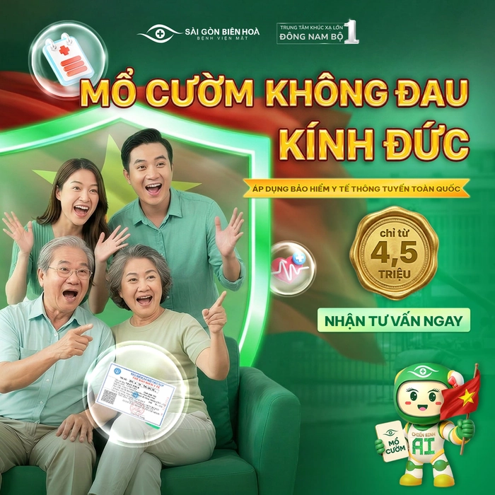 Bệnh viện Mắt Sài Gòn Biên Hòa mừng Đại lễ 30/04