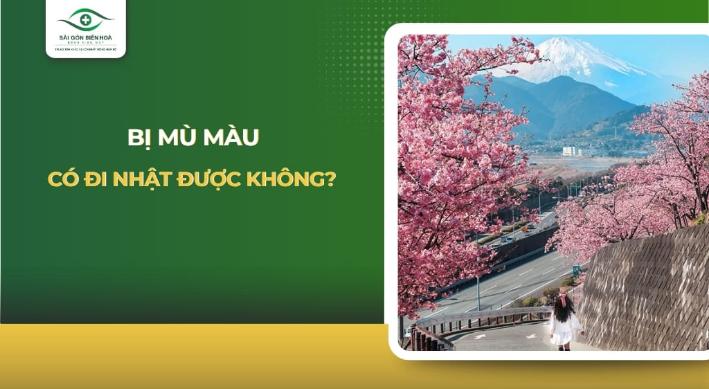 Bị mù màu có đi Nhật được không