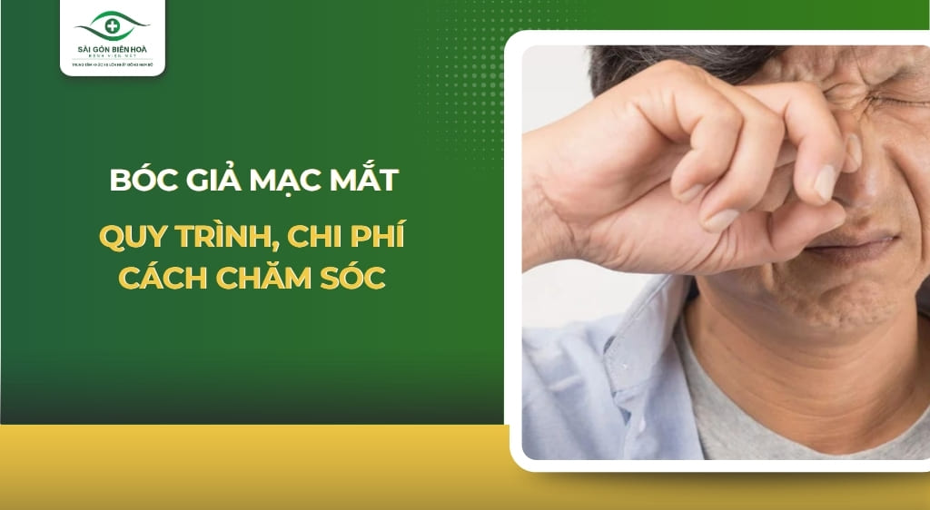 bóc giả mạc mắt