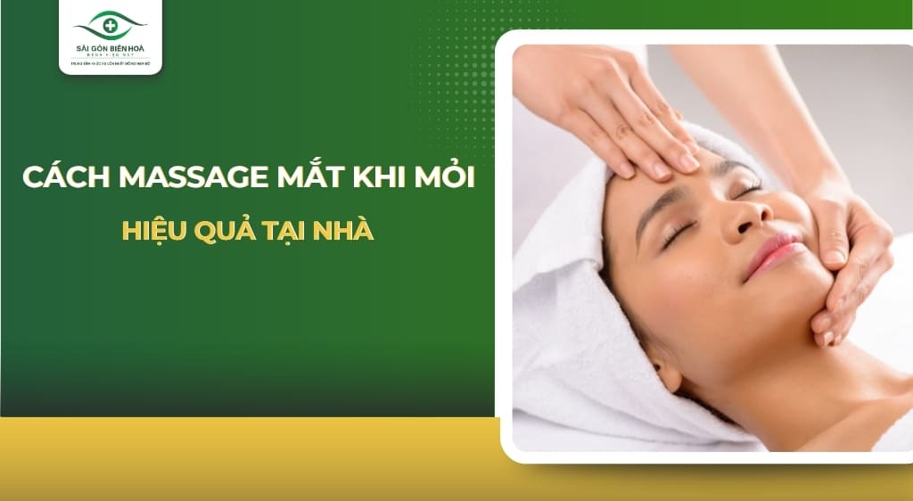 cách massage mắt khi mỏi