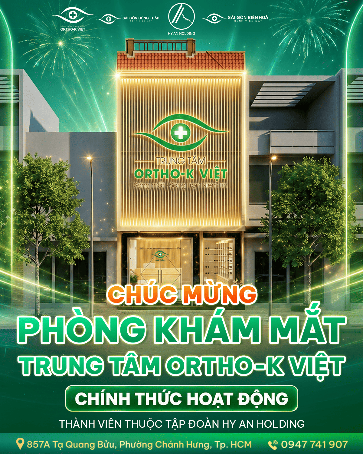 Chúc mừng phòng khám trung tâm Ortho-K Việt chính thức đi vào hoạt động
